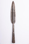 Antique African Tribal Forged Iron Spear Head Vintage Assegai Socket Arrow Point
