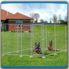 10x10 Ft Dog Kennel Cage W cover Tent Outdoor Pet Playpen Exercise Metal Fence