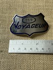 Vintage Voyageur Colonial Bus Lines Driver Cap Badge 219    read