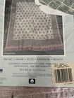 Woven Jacquard Throw Blanket 100  Cotton Floral  Tapestry 50x60 In