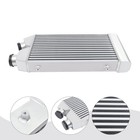 Universal Aluminum Front Mount Tube Fin Turbo Intercooler 2 5 Inlet Outlet Z036a
