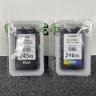 2-pk Genuine Canon Oem Pg-245xl Black   Cl-246xl Color  Ink Cartridges Set