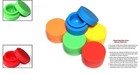 Elegant 5 X 7ml Non-stick Silicone Containers With Stainless Steel Tool Included