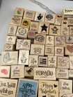 Vintage Mixed Themes Rubber Stamp Craft Cardmaking Lot 