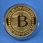 Anonymous Bitcoin 1oz Silver Proof Owl 24k Gold Finish Limited Ed  Crypto  56