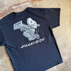 2000s Vintage Y2k Panavision Movie   Film Cameras Promo T-shirt Men Sz L Black