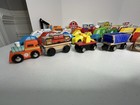 Huge 70 Piece Lot Of Melissa   Doug   Other Wooden Town City Cars Work Trucks