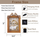 Vintage Picture Frames 2 5x3 5 Ornate Wallet Size Small Bronze Picture Frames Fo