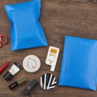 1000 Blue Poly Bubble Padded Envelopes Self-sealing Mailers 4x8  inner 4x7 