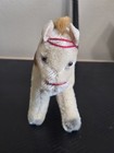 Vintage Steiff 1950s Pinto Pony Horse Mohair Red Bridle Saddle 5    Tall  Germany