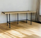 Black Pipe Desk Base  diy  Parts Kit- 3 4    Pipe X 54  Long X 24  Wide X 40  Tall