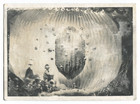 Rare Vintage Photo Asian Theater Surrealist Stage Design Crystal Spheres Dolls