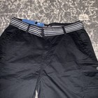 Iron Co  Relaxed Fit Men s Stretch Cargo Shorts With Belt Size 34 Waist Nwt