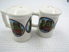 Vintage Salt And Pepper Shakers Beer Mug Poker Game