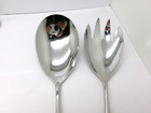         Towle Old Master Sterling stainless Salad Serving Set 2pcs New Cond 11 Inch