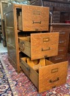 Antique American Wabash Cabinet Co Oak Filing Cabinet     Circa 1910