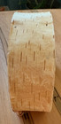 Signed Dale Heinen Art  - Chickadee Bird Hand Painted On A Birch Tree Wood Log