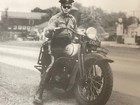 1934 Harley Davidson Vl Motorcycle Trooper Nj State Police 11x14 Photo Esso Gas