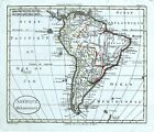 1796 Blondeau Map South America Brazil Peru Amazon Paraquay New Granada Chile
