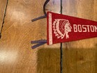 Vintage Boston Massachusetts Pennant 9  Rare 