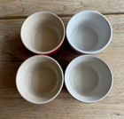 Le Creuset Stoneware La Collection Petits Fours 3 5oz Ramekins  Set Of 4 new nib