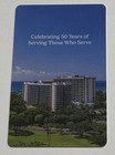 Hale Koa Hotel 50th Anniversary Guest Room Key Card Afrc  plastic    Historic