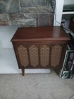 Rare Mid Century Modern Stereo Speakers End Tables Antique 50s 60s Furniture 