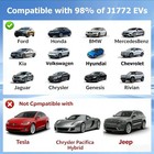 Tesla To J1772 Adapter - Max 80a 250v  With Fixed Lock Function  Compatible With