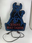 Schlitz Malt Liquor Light Up Bull Sign  read Description 