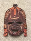 Authentic Hand Carved African Tribal Wooden Mask Wall Art Ethnic Decor Boho