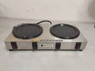 Bunn Stainless Steel Dual Burner Coffee Pot Warmer hot Plate Wx-2 Tested Works