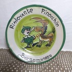 Buon Ricordo Ristorante Pinocchio Borgomanero Plate Italy Hand Painted