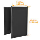 48 x 25  White black Dj Foldable Facade Portable Event Booth Panels W carry Bag