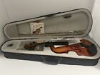 Glarry Hot Acoustic Violin 1 2  Size With Case And Bow Rosin Basswood