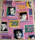 Rare Vintage 1990 New Kids On The Block Curtain Set 35x29 With Valance 59x12