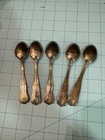 King Naval Pattern Sterling Silver Early 1900s  5  Small Serving Spoons 5 5   
