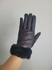 Leather Ladies Gloves Sz L xl Winter Essential Quiet Luxury Preppy 
