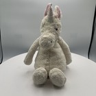 Jellycat Bashful Unicorn Plush White Pink 12  Floppy Medium Stuffed Animal
