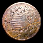1864 Two Cent Piece 2cp ---- Nice Details Coin ----  097i