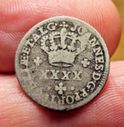 1799 - 1816 John Vi Portugal 50 Reis Silver Coin - Scarce