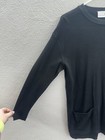 Liz Claiborne Dresses Womens Top tunic Size Small Black Long Sleeve
