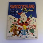 Vintage 1962 Santa   s Toy Land Playbook Puppet Theater Paper Dolls Whitman- New