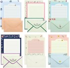 Ksiwre 36 Pcs Stationary Set With Envelopes 6 Different Style Cute Letter Writin