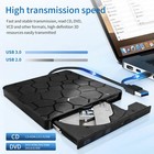 External Dvd Rw Drive Usb 3 0   Type C Slim Cd Writer Burner - 2 In 1