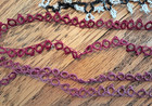 Lot Of  Vintage Handmade Tatted Laces For Doll Clothes  Crafts  Sewing  6 Colors