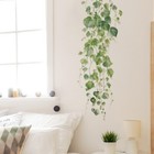 Green Vines Wall Decals Plants Stickers Diy Murals Art Home Background Decor
