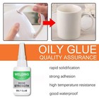 3 Pack Multifunctional Welding High-strength Oily Glue Universal Super Glue 50g
