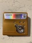 Sony Walkman Mz-n505 Type R Gold Minidisc Player Recorder  Tested Working