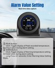 Jjcoco Water Temperature Gauge With 32-300  f  fahrenheit Display   Blue 