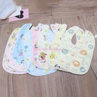 Waterproof Baby Bib Feeding Bibs Multi Color Printed Towel Care